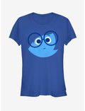 Disney Pixar Inside Out Sad Face Girls T-Shirt