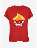 Disney Pixar Inside Out Anger Face Girls T-Shirt