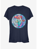 Disney The Little Mermaid Ariel Stained Glass Girls T-Shirt