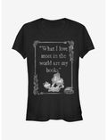 Disney Belle Loves Books Girls T-Shirt