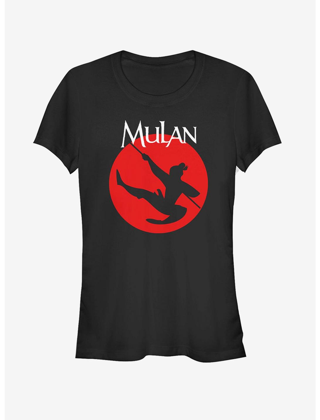 Disney Mulan Warrior Silhouette Girls T-Shirt