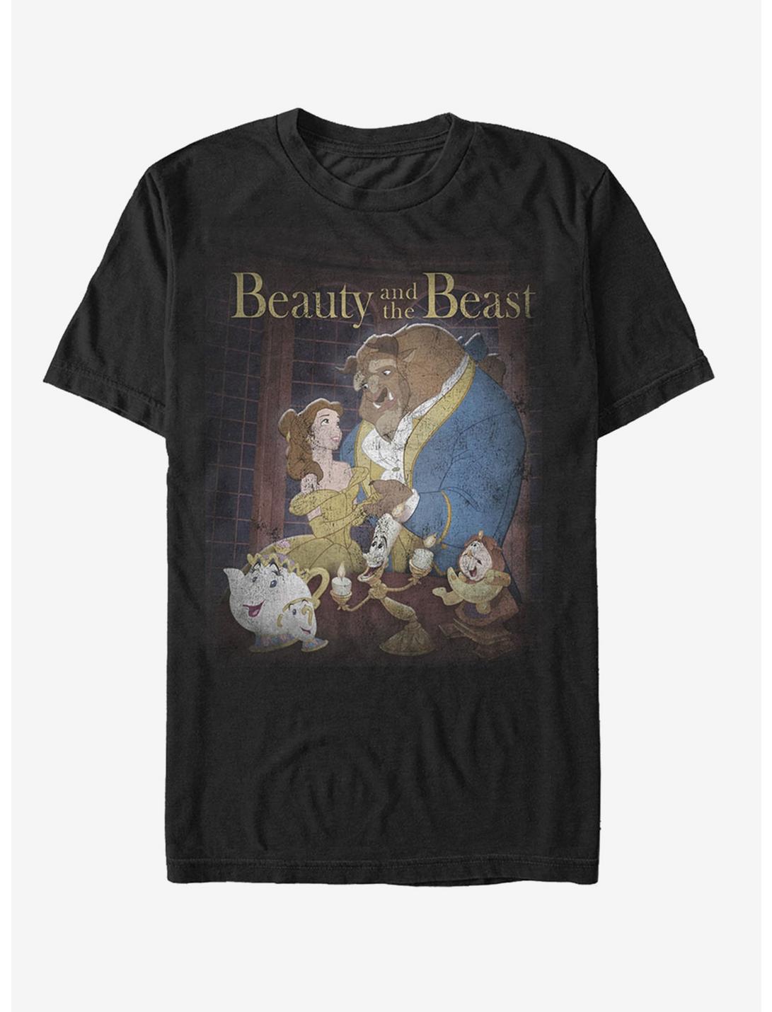 Disney Beauty And The Beast Movie Poster T-Shirt