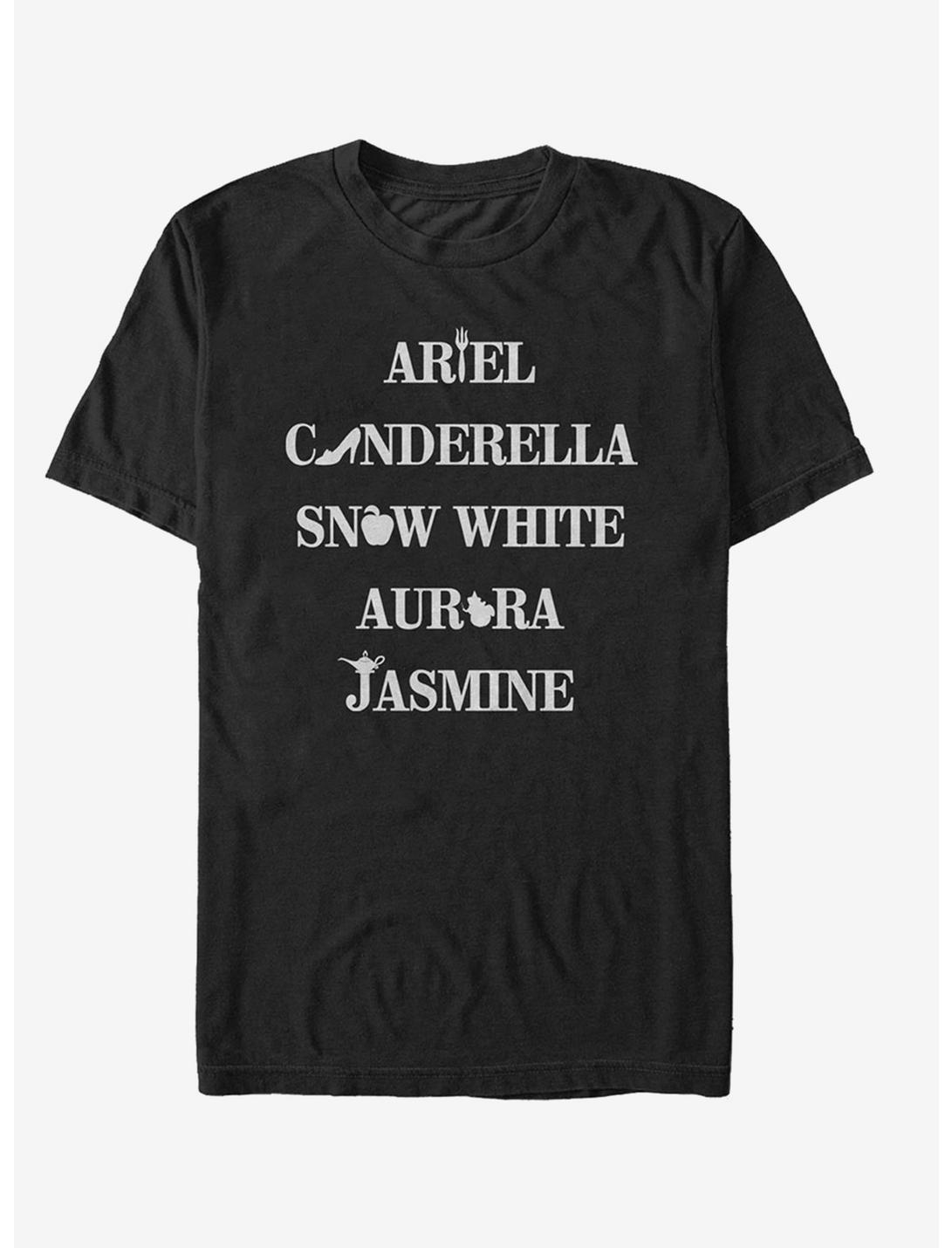 Disney Princess Rainbow Symbols T-Shirt