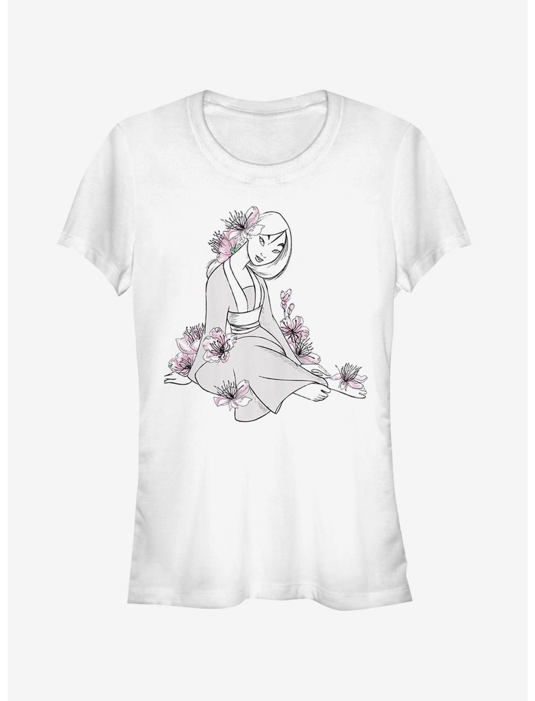 Disney Floral Pose Girls T-Shirt