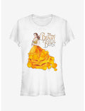 Disney Beauty And The Beast Rose Petal Dress Girls T-Shirt