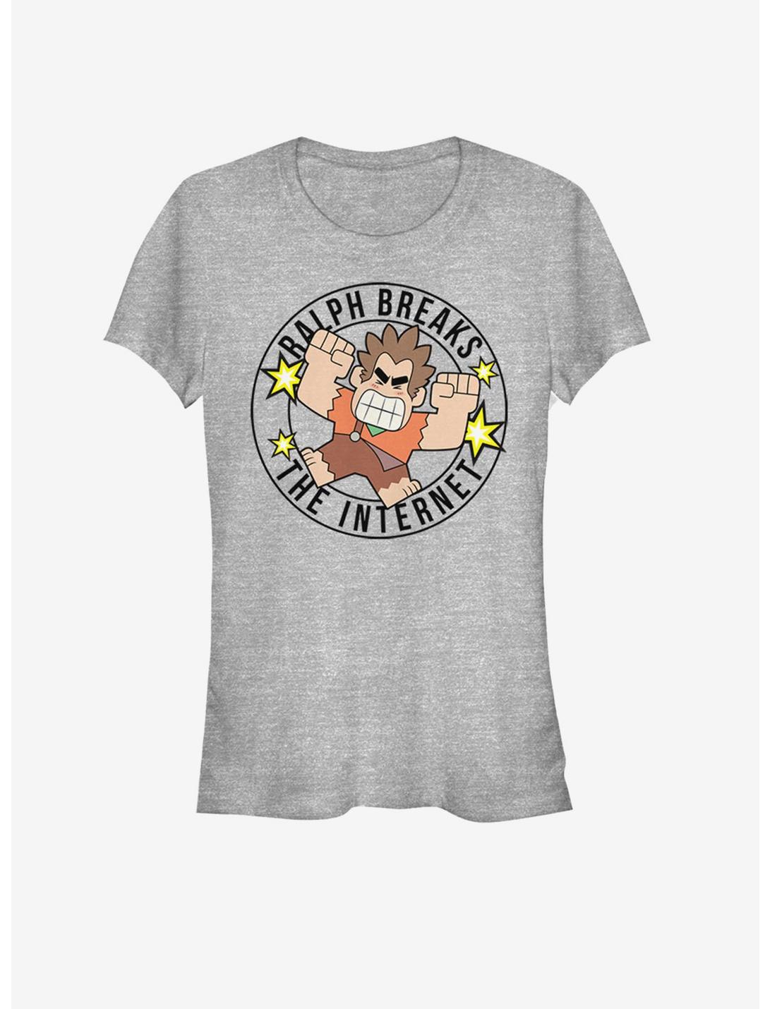 Disney Wreck-It Ralph Wreck Round Linear Girls T-Shirt