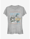 Disney Pixar Toy Story Cartoon Border Friends Girls T-Shirt