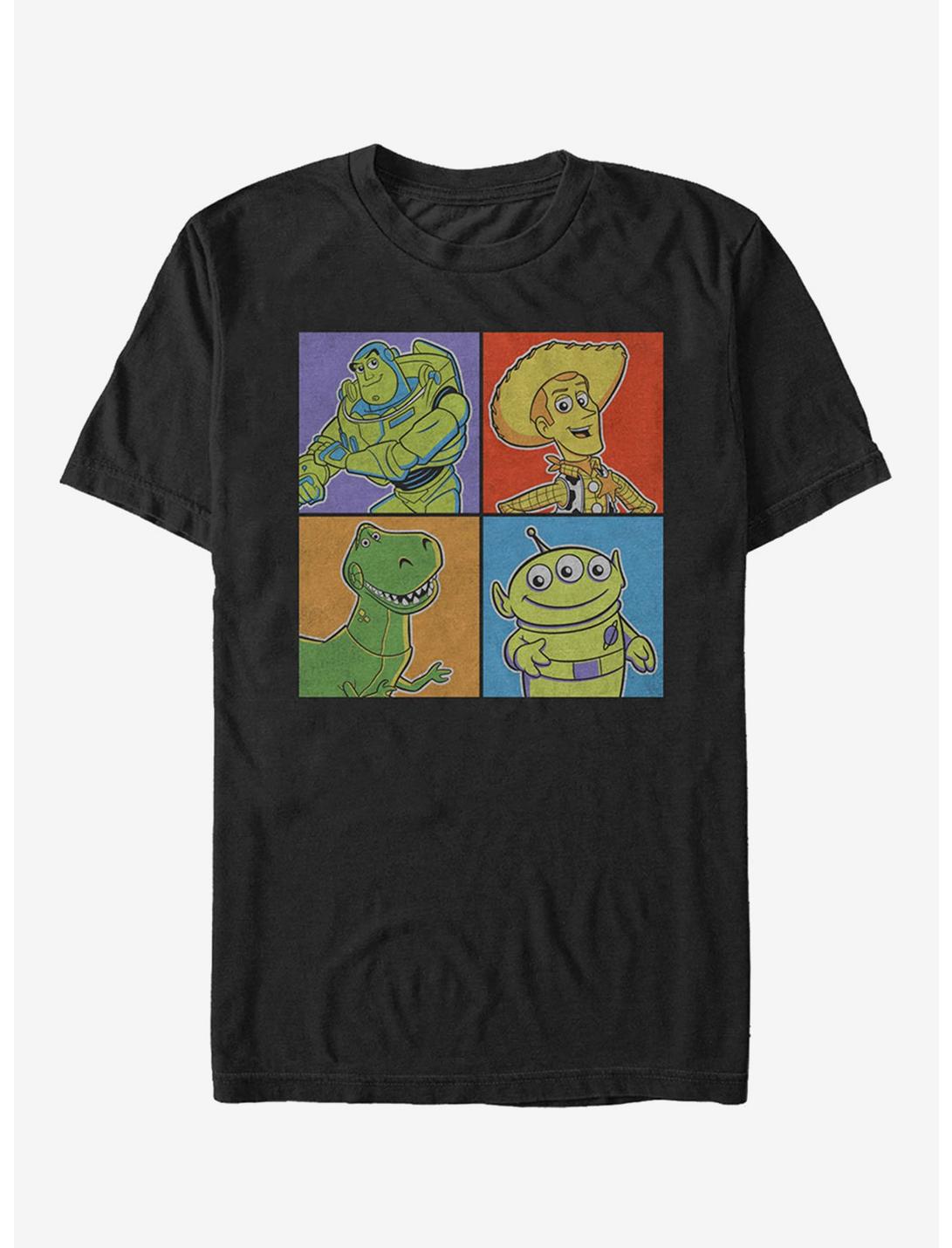 Disney Pixar Toy Story Character Color Panels T-Shirt
