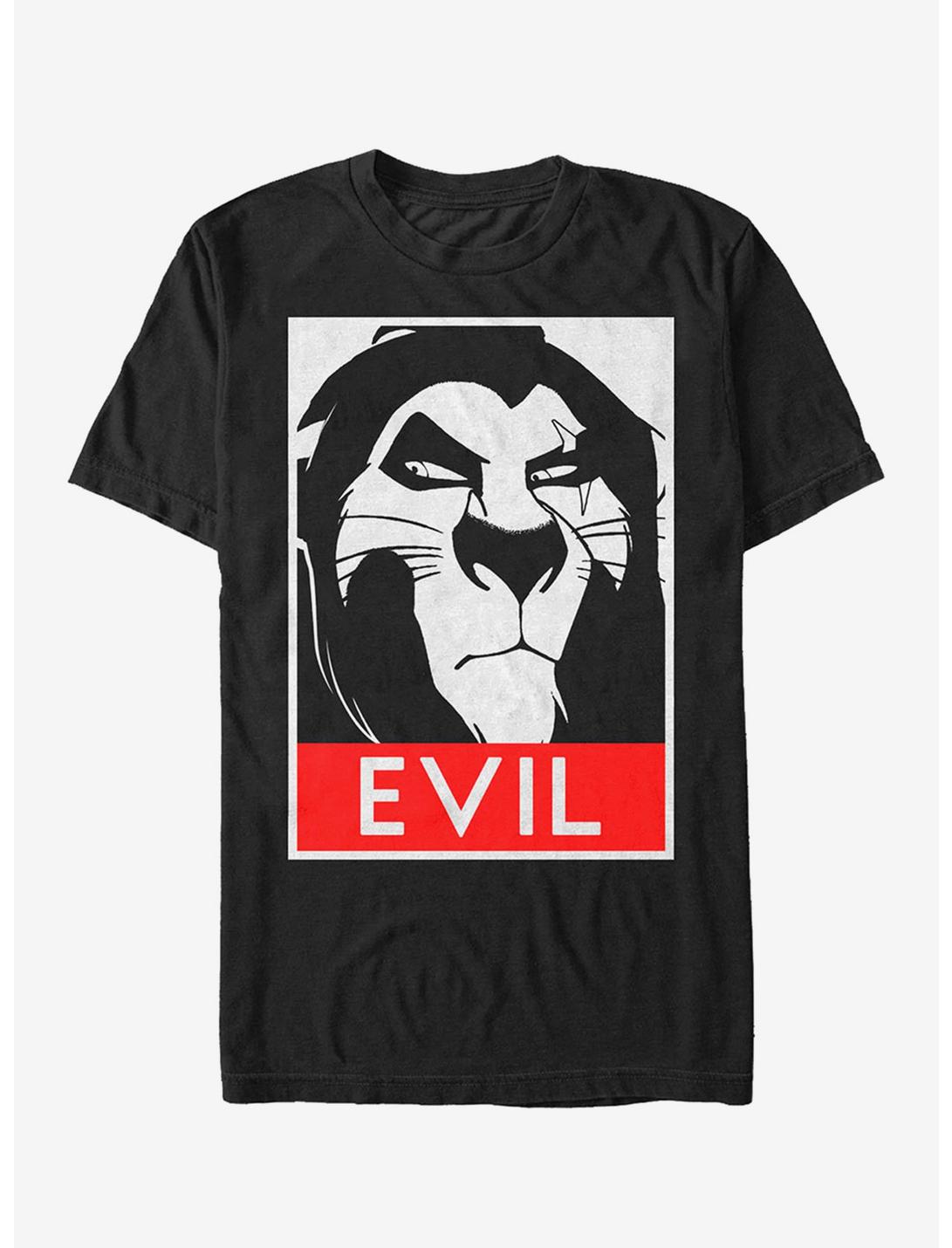 Disney Lion King Evil Scar Poster T-Shirt