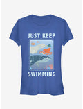 Disney Pixar Finding Dory Keep Swimming Frame Girls T-Shirt