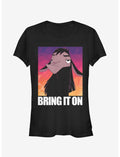Disney The Emperor's New Groove Kuzco Bring It On Girls T-Shirt