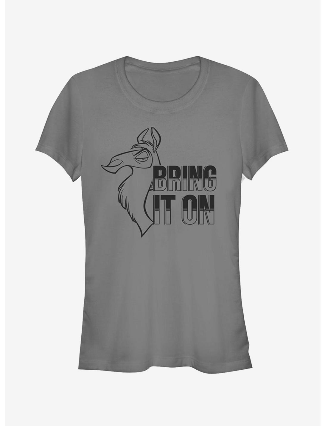 Disney The Emperor's New Groove Kuzco Bring It On Outline Girls T-Shirt