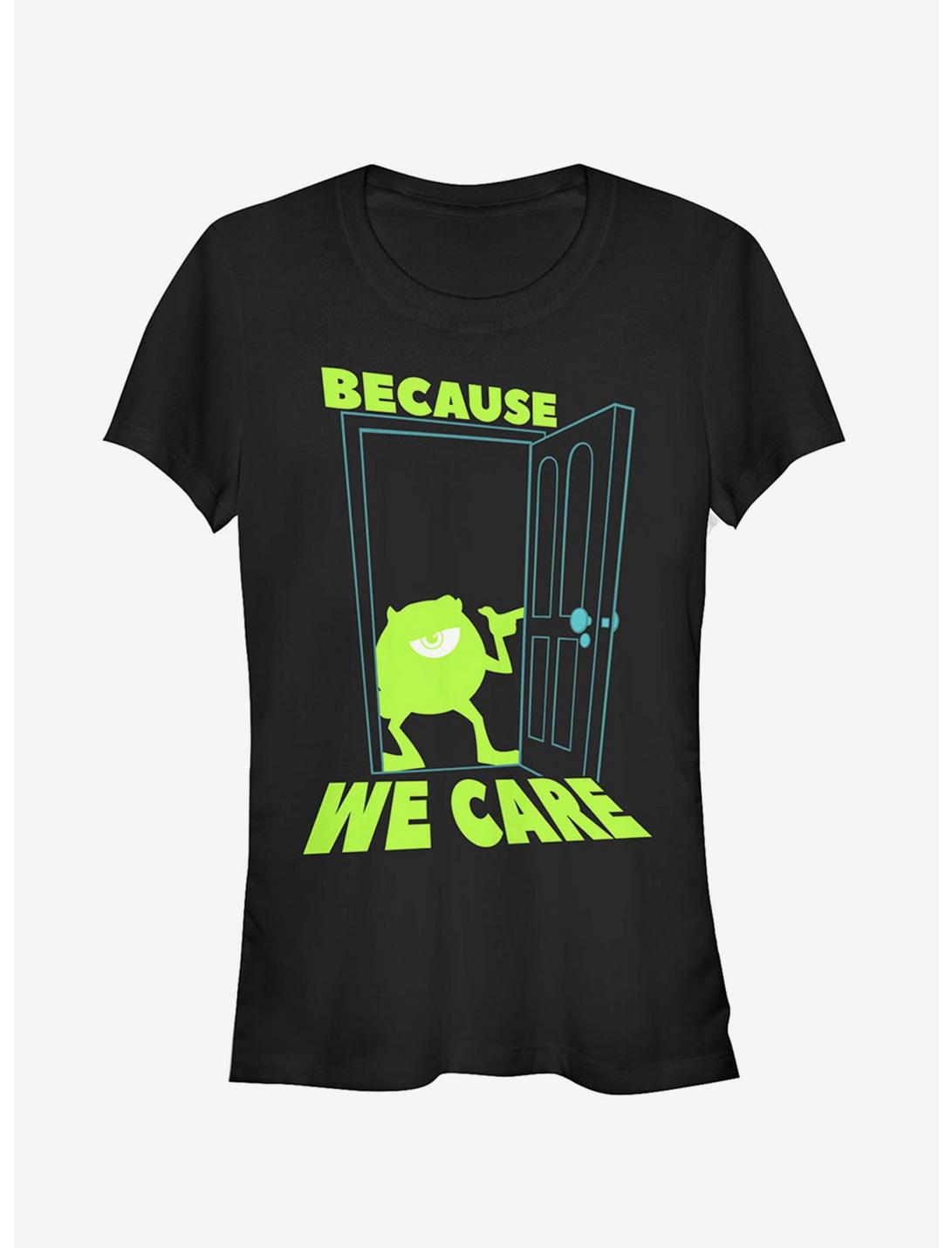 Disney Pixar Monsters Inc Mike Cares Doorway Girls T-Shirt