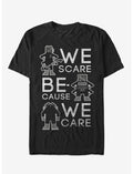 Disney Pixar Monsters Inc Scare Because We Care T-Shirt