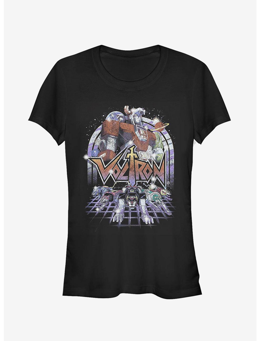 Voltron Retro Robot Lions Girls T-Shirt