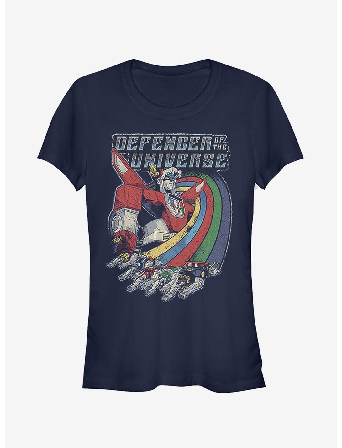 Voltron Retro Rainbow Lions Girls T-Shirt