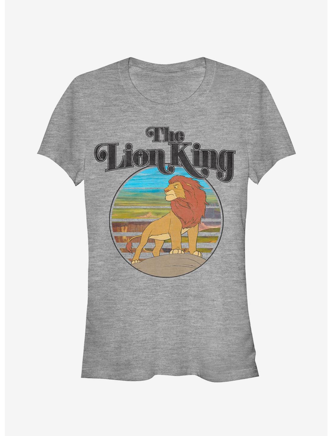 Disney Lion King Retro Logo Scene Girls T-Shirt