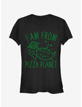 Disney Pixar Toy Story Come in Peace from Pizza Planet Girls T-Shirt