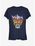 Voltron Robot Stripes Girls T-Shirt