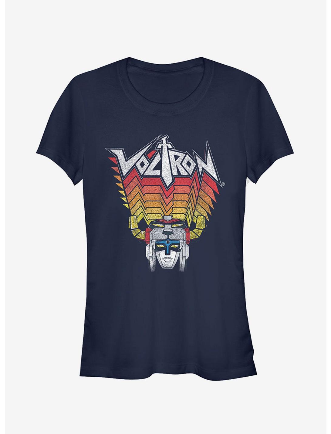 Voltron Robot Stripes Girls T-Shirt