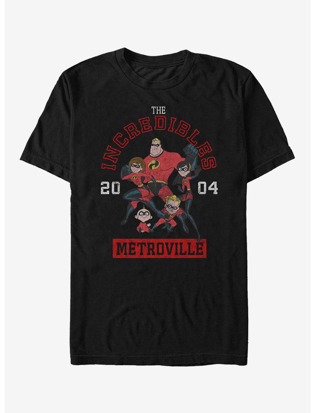 Disney Pixar The Incredibles Metroville Family T-Shirt