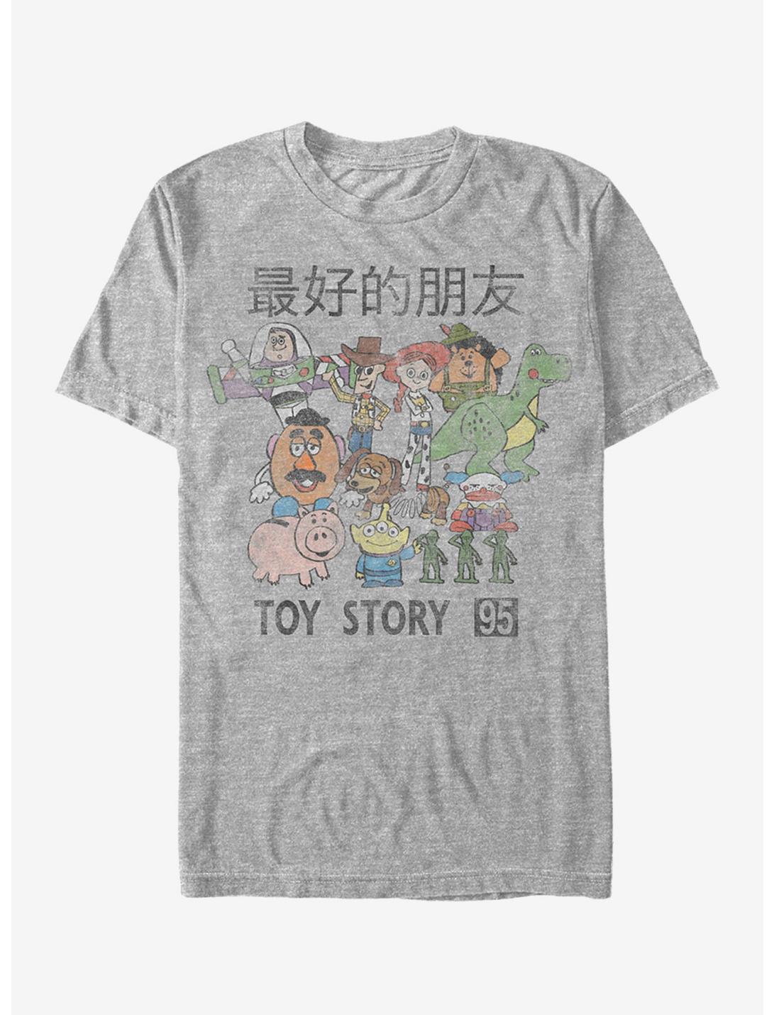 Disney Pixar Toy Story Retro Japanese Text Character Scene T-Shirt