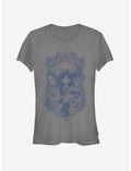 Disney Aladdin 2019 Vintage Aladdin Collage Girls T-Shirt