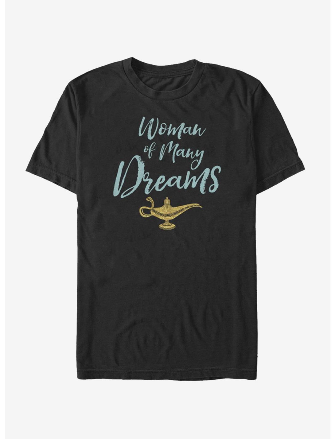 Disney Aladdin 2019 Woman of Many Dreams Cursive T-Shirt