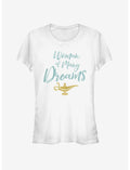 Disney Aladdin 2019 Woman of Many Dreams Cursive Girls T-Shirt