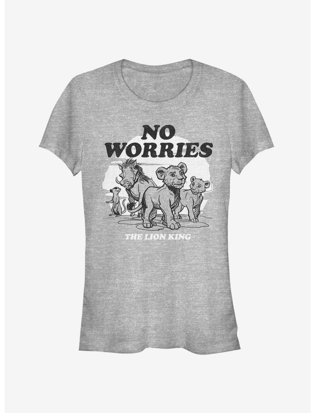 Disney The Lion King 2019 No Worries Back Girls T-Shirt