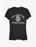 Disney The Lion King 2019 Minimal Lion King Back Girls T-Shirt