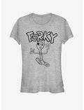Disney Pixar Toy Story 4 Doodle Fork Girls Heathered T-Shirt