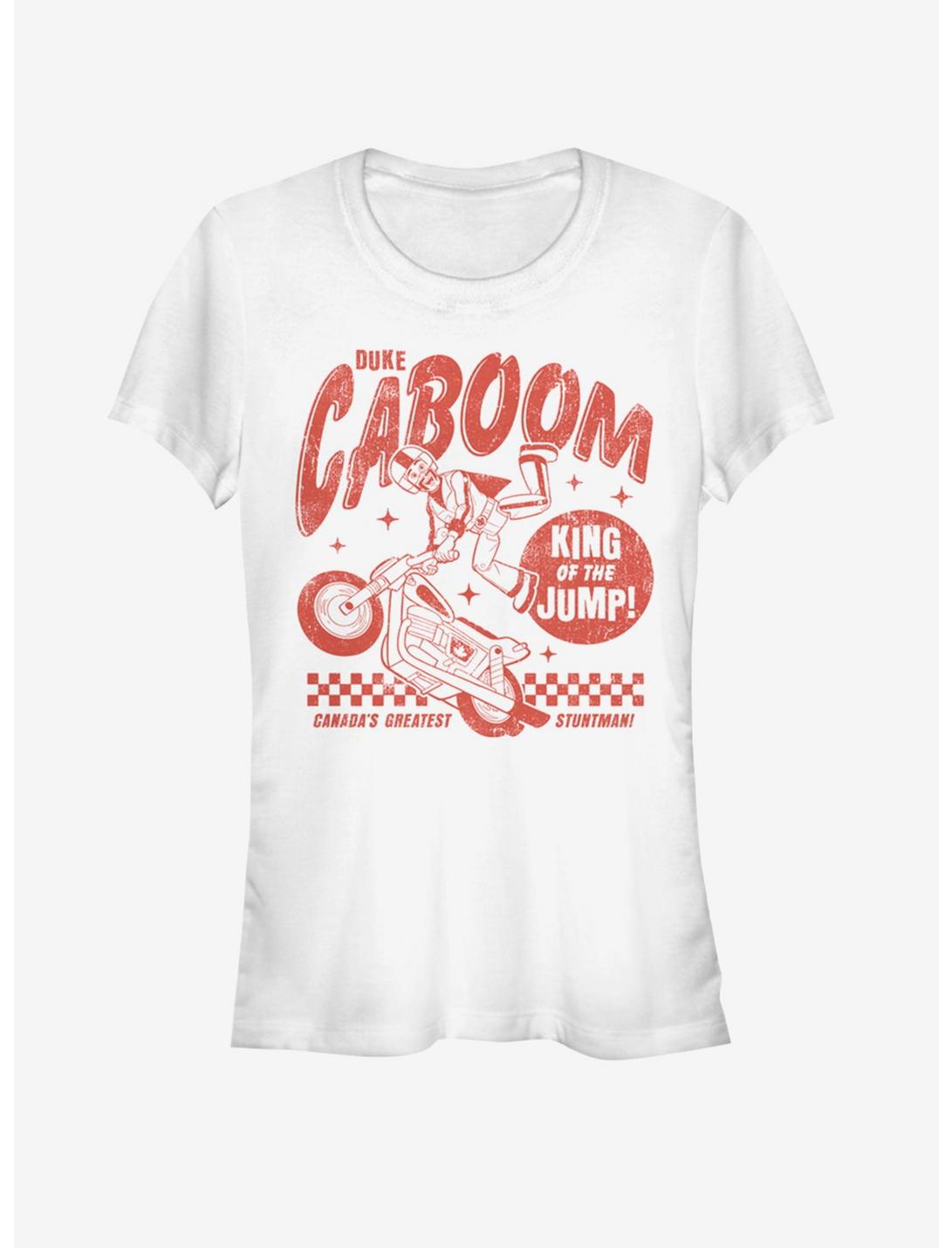 Disney Pixar Toy Story 4 The Greatest Stuntman Girls White T-Shirt