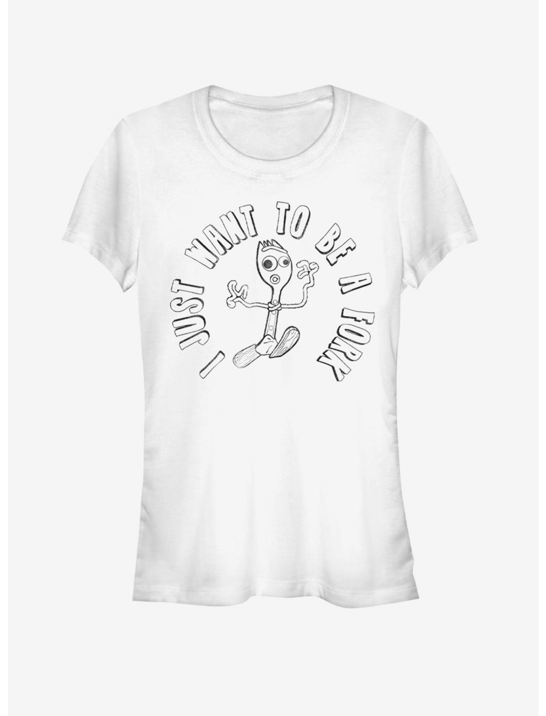 Disney Pixar Toy Story 4 I Don't Belong Girls White T-Shirt