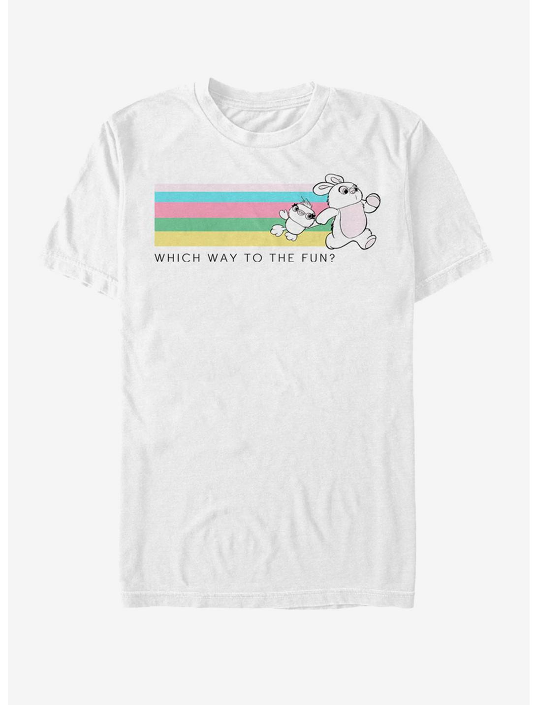 Disney Pixar Toy Story 4 Which Way To Fun White T-Shirt