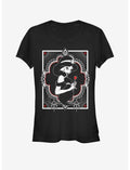 Disney Aladdin Black and White Jasmine Girls T-Shirt