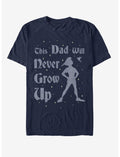 Disney Tinker Bell This Dad Will Never Grow Up T-Shirt