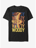 Disney Pixar Toy Story Woody Repeat Name T-Shirt