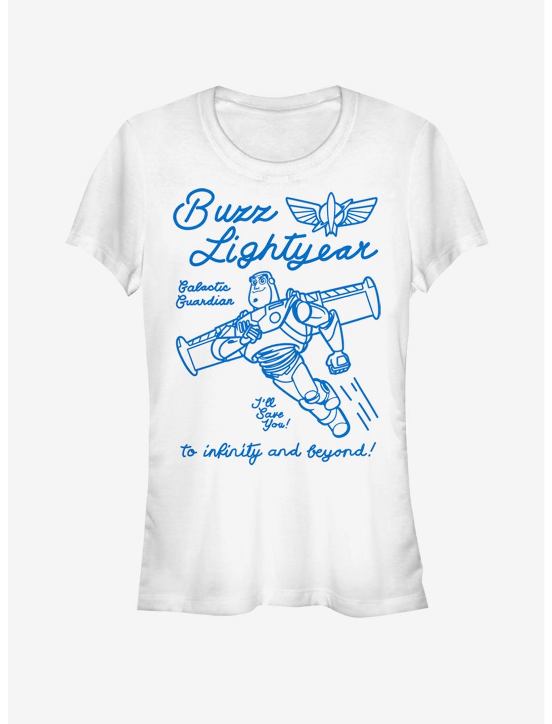 Disney Pixar Toy Story Buzz Line Art Girls T-Shirt