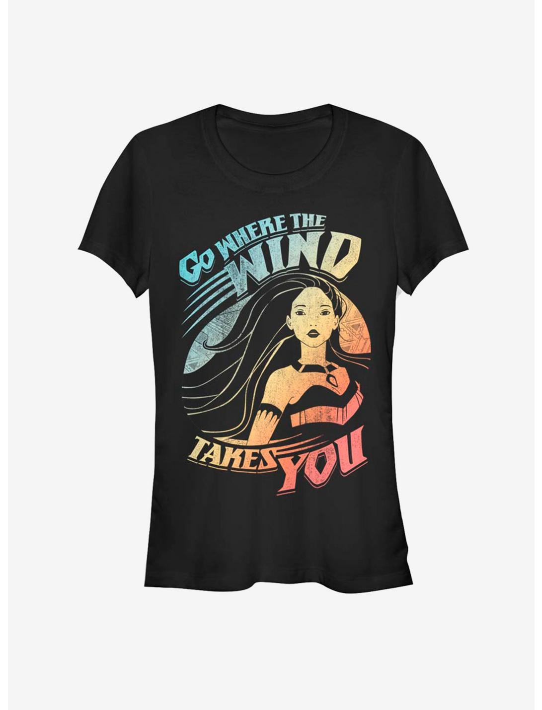 Disney Pocahontas Wind Takes You Girls T-Shirt