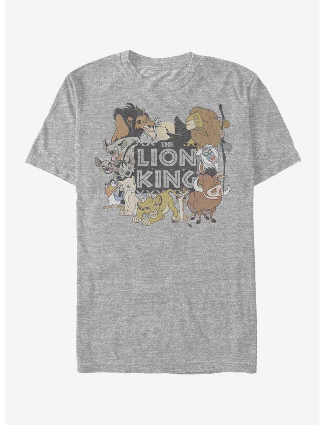 Disney The Lion King Distressed Lion Group T-Shirt