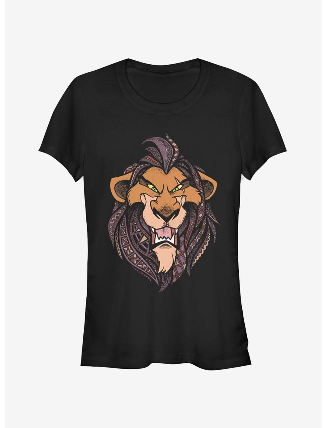 Lion King Grinning Scar Face Girls T-Shirt