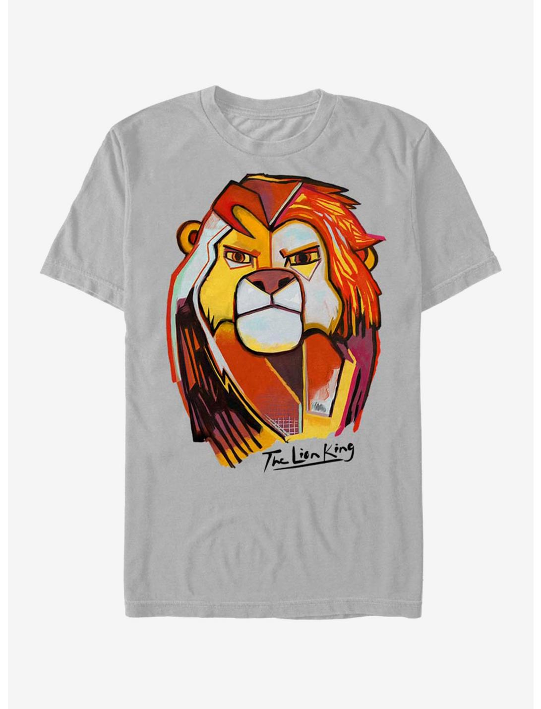 Disney The Lion King Simba Abstract T-Shirt