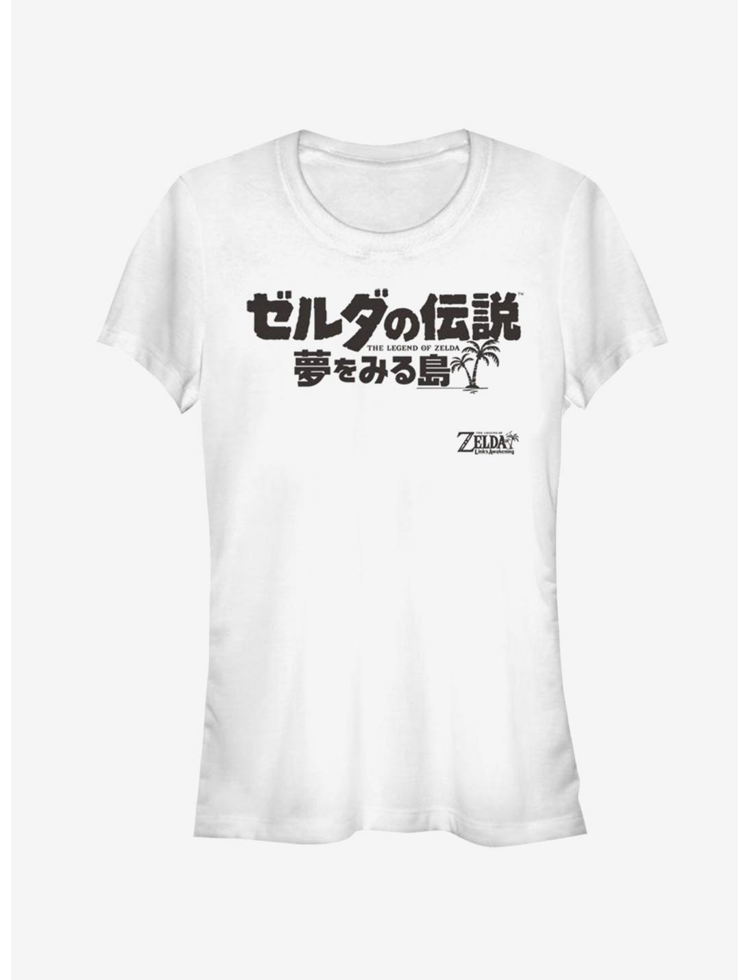Nintendo The Legend of Zelda: Link's Awakening Japanese Logo Girls T-Shirt