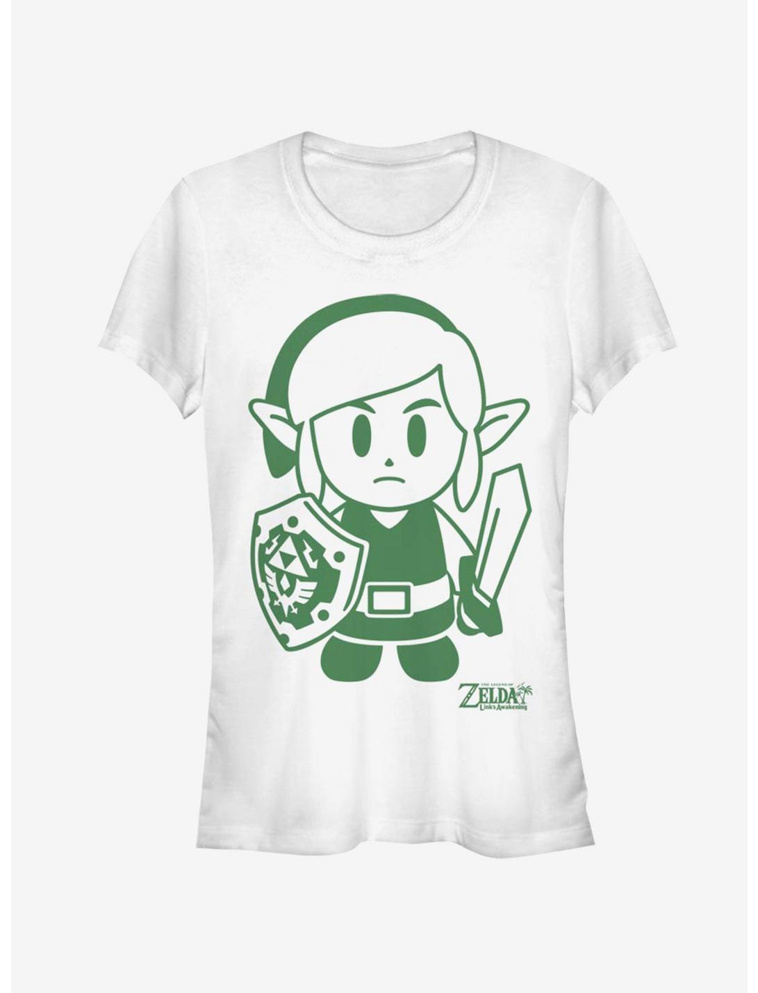 Nintendo The Legend of Zelda: Link's Awakening Link Avatar Outline Girls T-Shirt