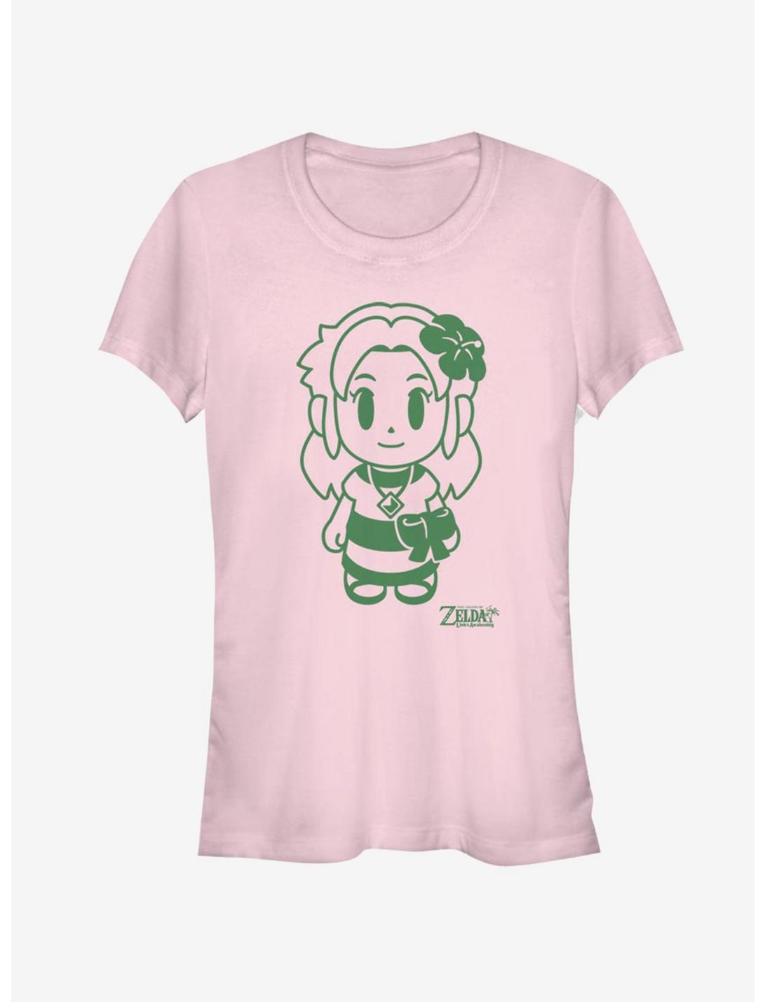 Nintendo The Legend of Zelda: Link's Awakening Marin Avatar Outline Girls T-Shirt