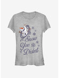 Disney Frozen Oh Snow Girls T-Shirt