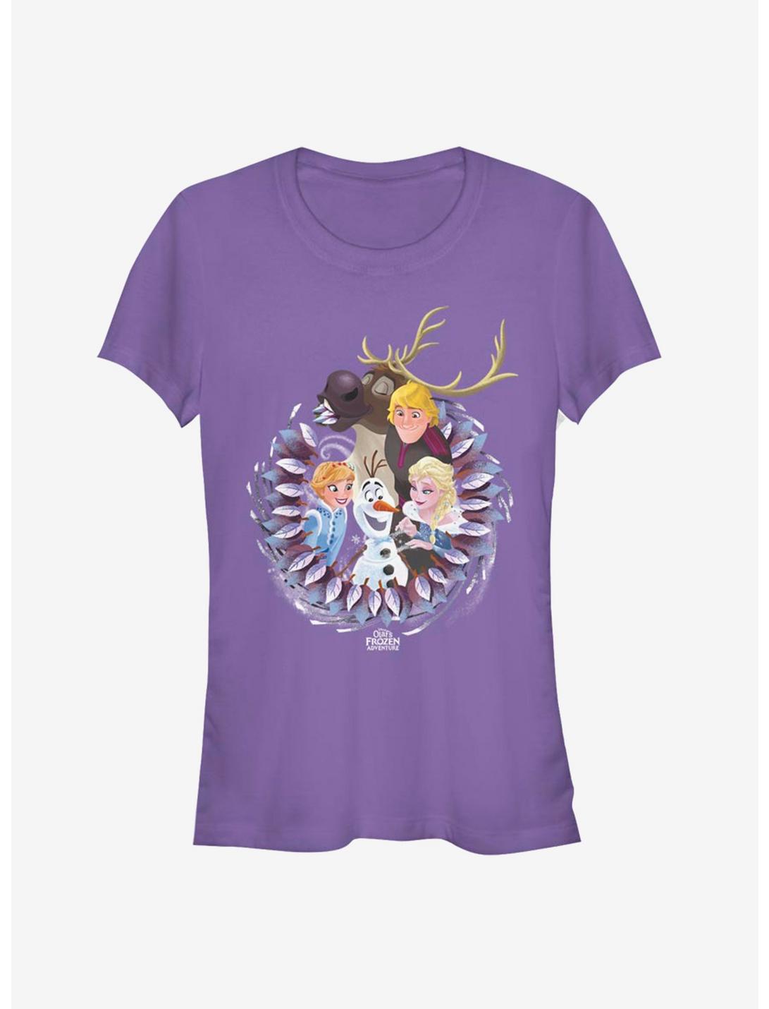 Disney Frozen Wreath Group Girls T-Shirt