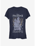 Disney Frozen 2 Sketchy Group Girls T-Shirt