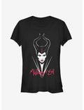 Disney Maleficent: Mistress Of Evil Red Lips Girls T-Shirt